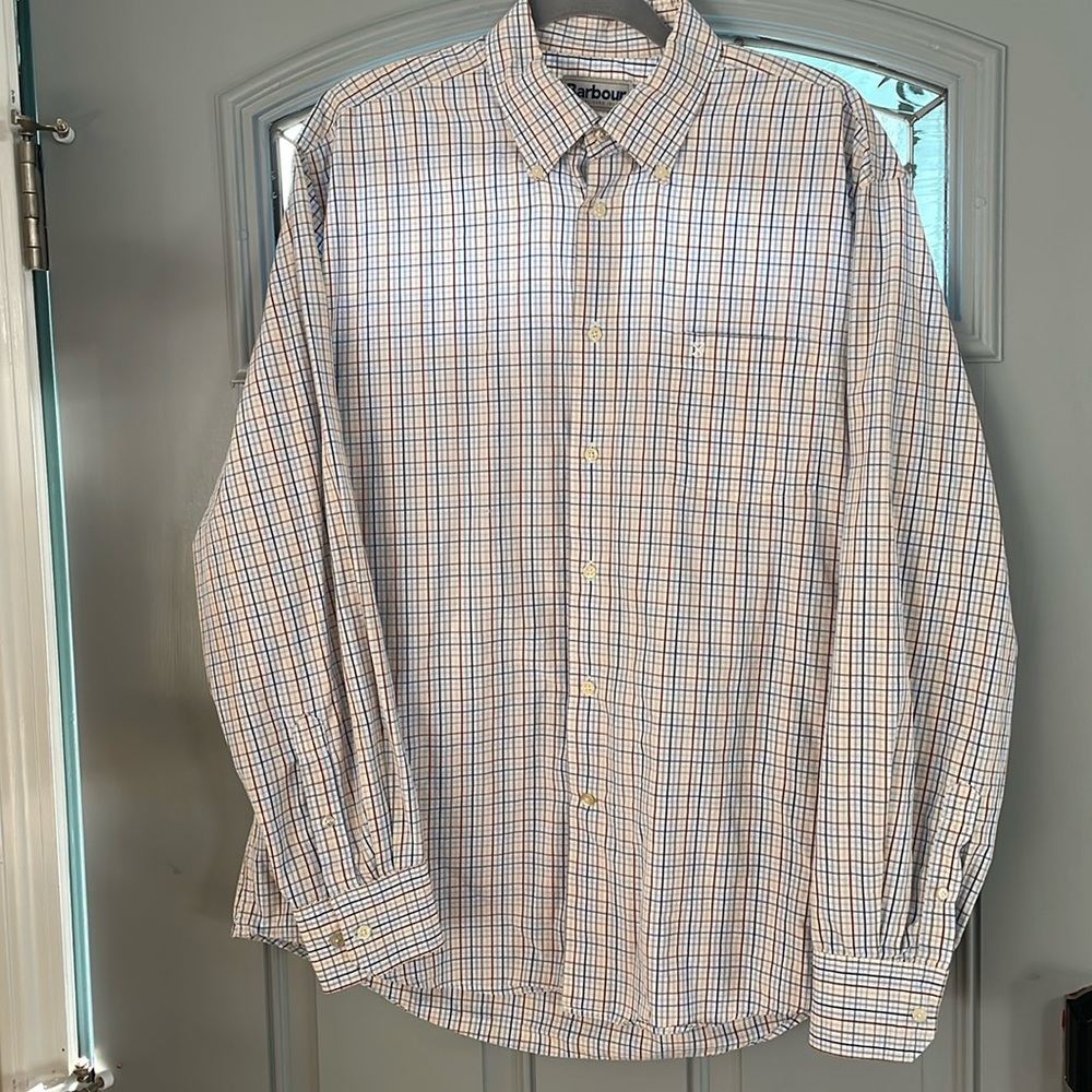 Men’s Barbour L button up shirt
